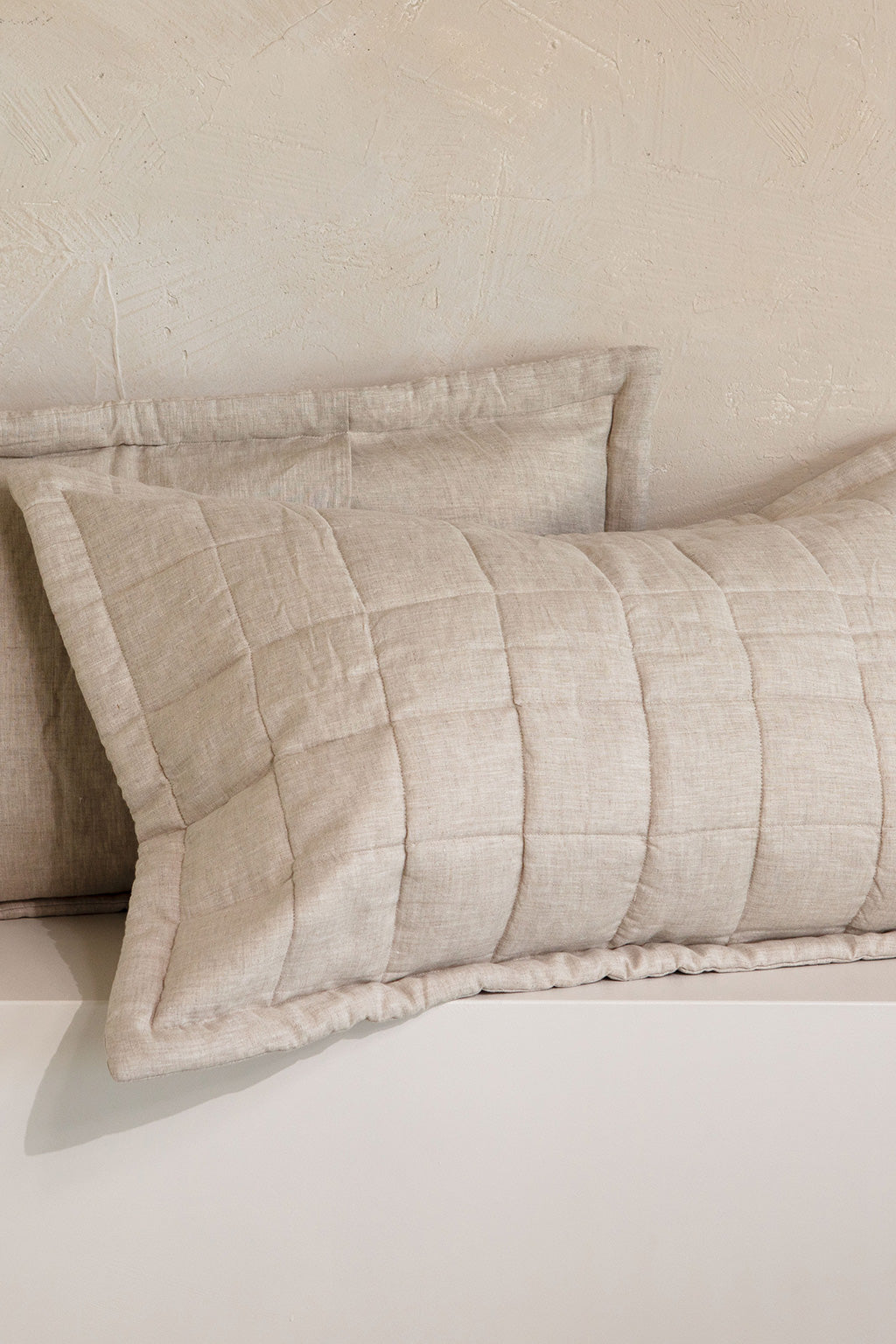 Quilted Pillowcases "Natural"