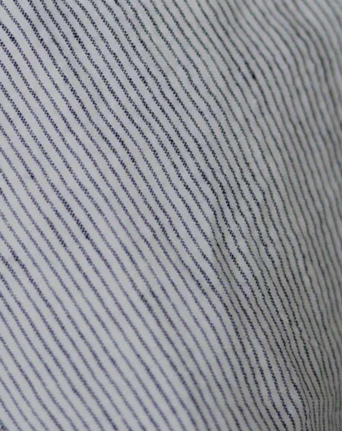 "Ink" Pinstripe Linen European Pillowcases