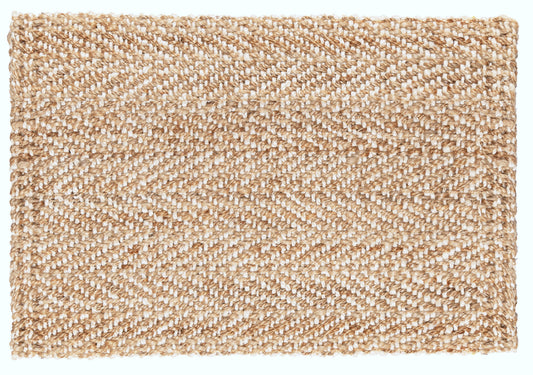 Herringbone Entrance Mat in Natural
