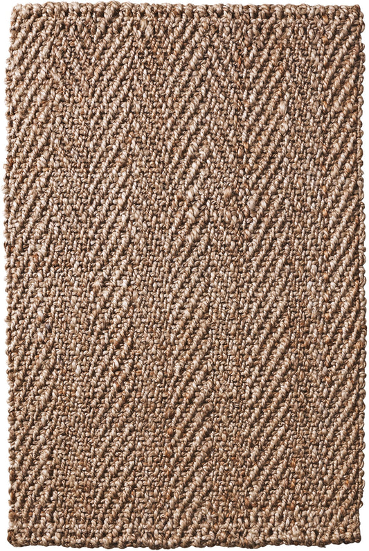 Herringbone Rug in Silver