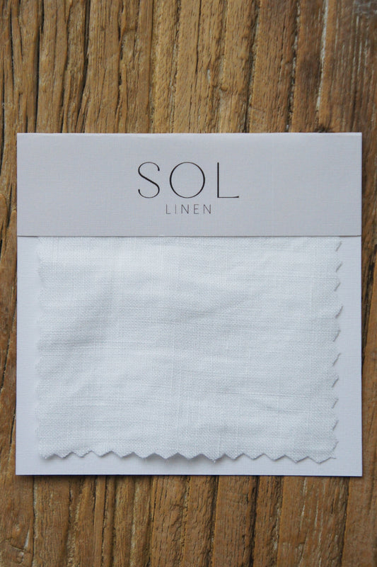 Request a swatch - Whistler / Pipi / Fresh White Fabric Swatch
