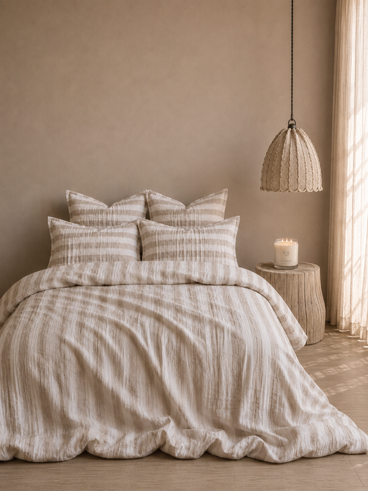 “Noemi” Linen Duvet Cover