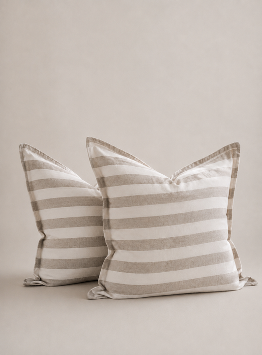 “Noemi” Linen European Pillowcases
