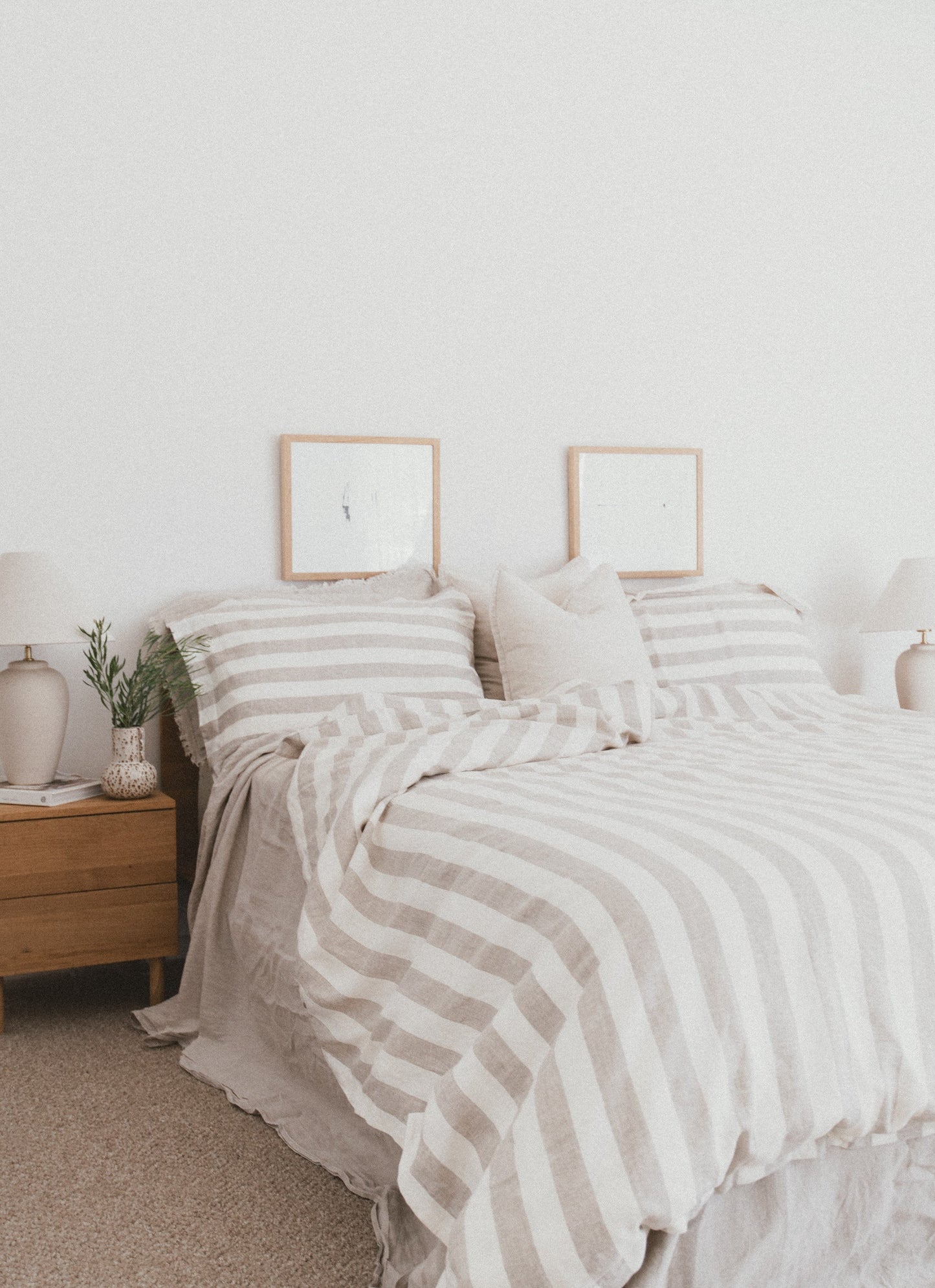 “Noemi” Linen Duvet Cover