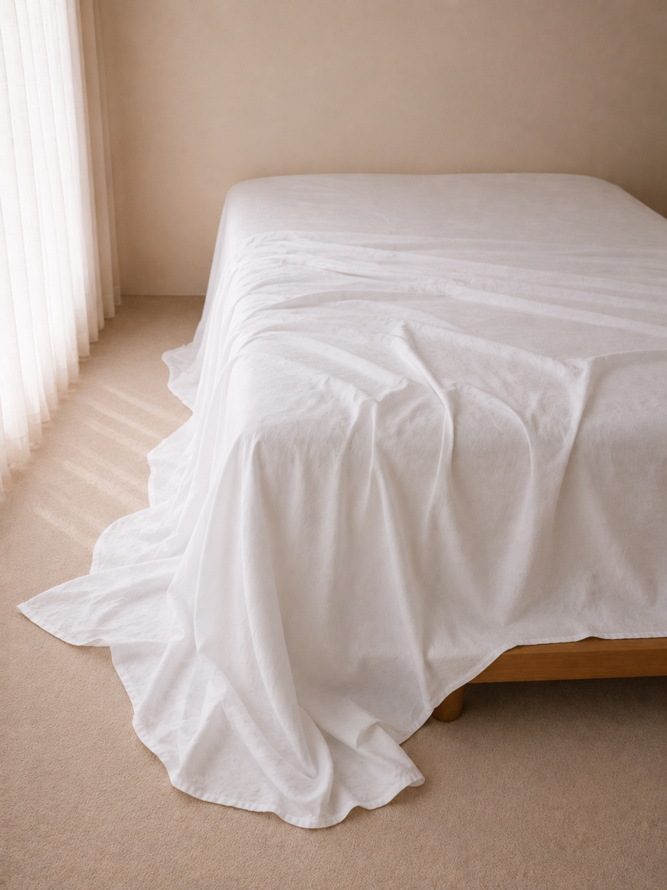 “Whistler” Linen Flat Sheet